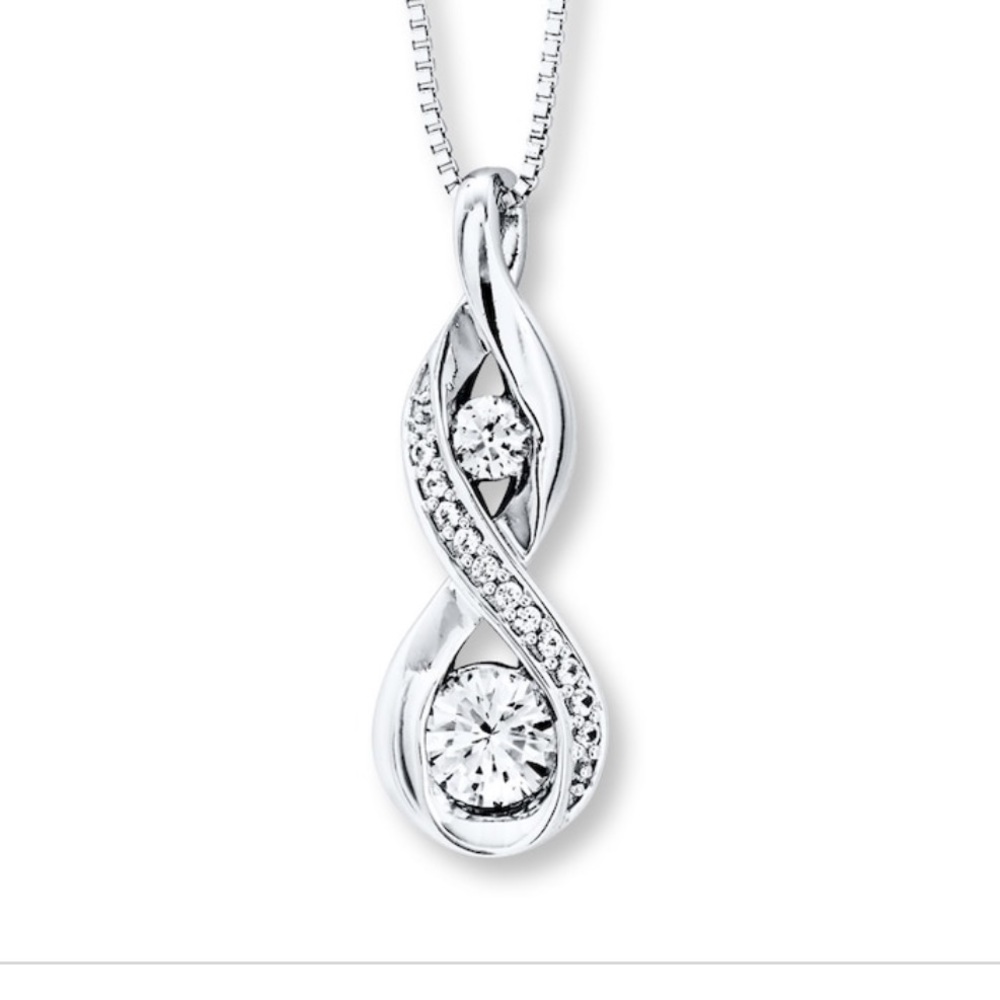 kays two stone pendant